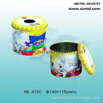 round tin box, gift box, metal box, candy box
